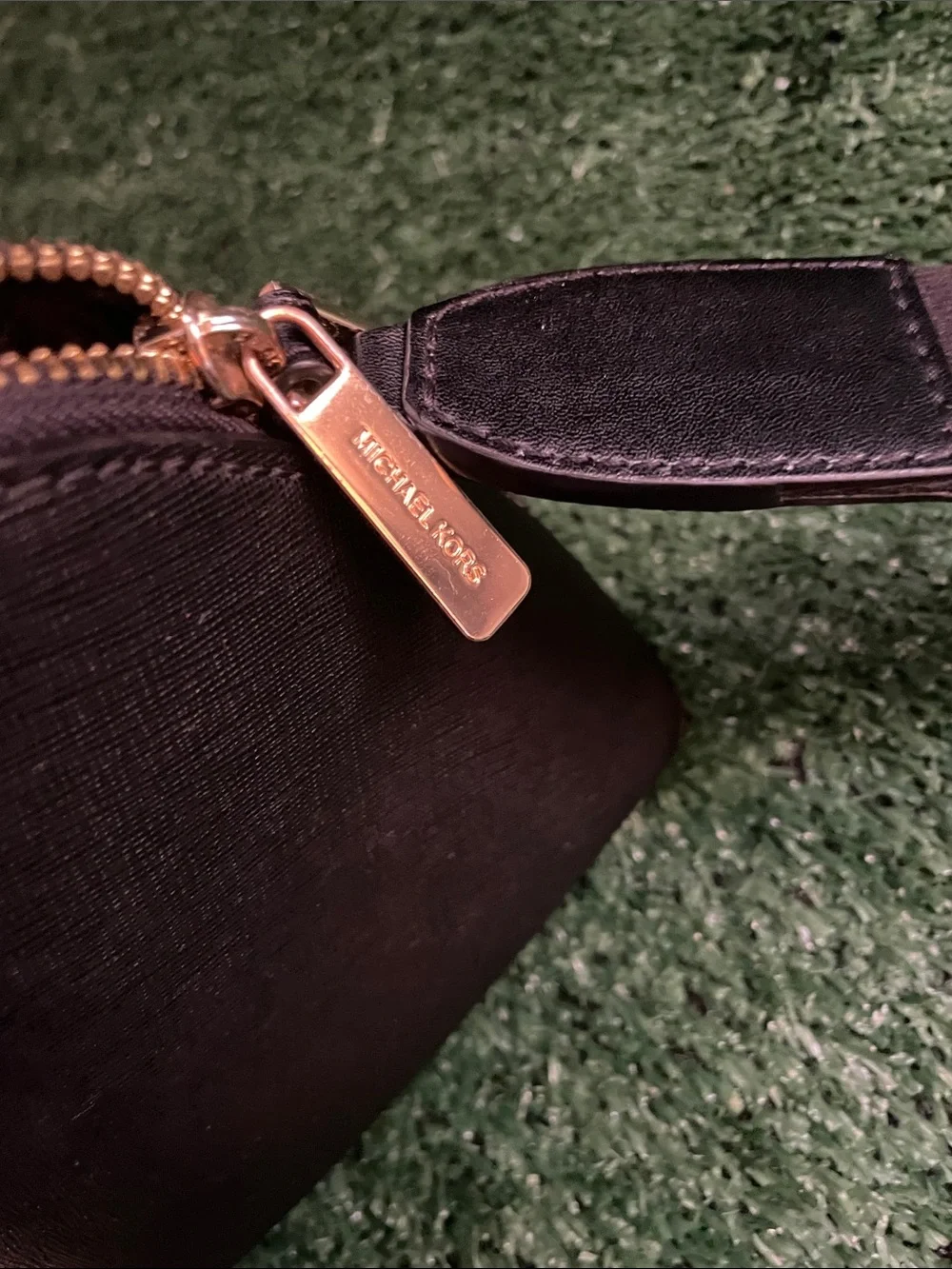 Michael Kors Black Crossbody Bag with Logo Strap